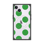 プレミアムスクエアケース with MagSafe［ シンプルドット - Green ］