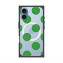 プレミアムスクエアケース with MagSafe［ シンプルドット - Green ］