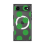 プレミアムスクエアケース with MagSafe［ シンプルドット - Green ］