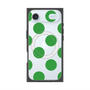 プレミアムスクエアケース with MagSafe［ シンプルドット - Green ］