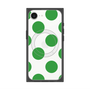 プレミアムスクエアケース with MagSafe［ シンプルドット - Green ］