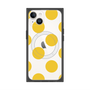 プレミアムスクエアケース with MagSafe［ シンプルドット - Yellow ］