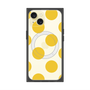 プレミアムスクエアケース with MagSafe［ シンプルドット - Yellow ］