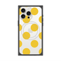 プレミアムスクエアケース with MagSafe［ シンプルドット - Yellow ］