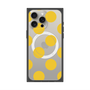 プレミアムスクエアケース with MagSafe［ シンプルドット - Yellow ］
