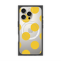 プレミアムスクエアケース with MagSafe［ シンプルドット - Yellow ］