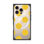 プレミアムスクエアケース with MagSafe［ シンプルドット - Yellow ］