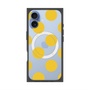 プレミアムスクエアケース with MagSafe［ シンプルドット - Yellow ］
