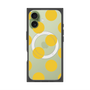 プレミアムスクエアケース with MagSafe［ シンプルドット - Yellow ］