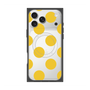 プレミアムスクエアケース with MagSafe［ シンプルドット - Yellow ］