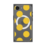 プレミアムスクエアケース with MagSafe［ シンプルドット - Yellow ］