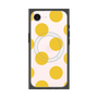 プレミアムスクエアケース with MagSafe［ シンプルドット - Yellow ］