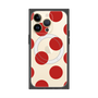 プレミアムスクエアケース with MagSafe［ シンプルドット - Red ］