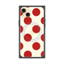 プレミアムスクエアケース with MagSafe［ シンプルドット - Red ］