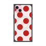 プレミアムスクエアケース with MagSafe［ シンプルドット - Red ］