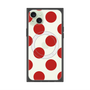 プレミアムスクエアケース with MagSafe［ シンプルドット - Red ］