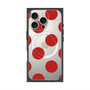 プレミアムスクエアケース with MagSafe［ シンプルドット - Red ］