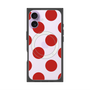 プレミアムスクエアケース with MagSafe［ シンプルドット - Red ］