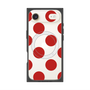 プレミアムスクエアケース with MagSafe［ シンプルドット - Red ］