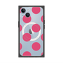 プレミアムスクエアケース with MagSafe［ シンプルドット - Pink ］