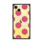 プレミアムスクエアケース with MagSafe［ シンプルドット - Pink ］