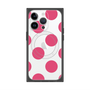 プレミアムスクエアケース with MagSafe［ シンプルドット - Pink ］