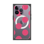 プレミアムスクエアケース with MagSafe［ シンプルドット - Pink ］