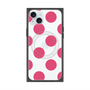 プレミアムスクエアケース with MagSafe［ シンプルドット - Pink ］