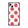 プレミアムスクエアケース with MagSafe［ シンプルドット - Pink ］
