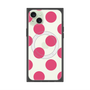 プレミアムスクエアケース with MagSafe［ シンプルドット - Pink ］