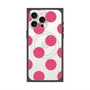 プレミアムスクエアケース with MagSafe［ シンプルドット - Pink ］