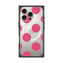 プレミアムスクエアケース with MagSafe［ シンプルドット - Pink ］