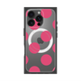 プレミアムスクエアケース with MagSafe［ シンプルドット - Pink ］