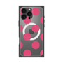 プレミアムスクエアケース with MagSafe［ シンプルドット - Pink ］