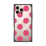 プレミアムスクエアケース with MagSafe［ シンプルドット - Pink ］