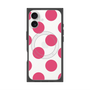 プレミアムスクエアケース with MagSafe［ シンプルドット - Pink ］
