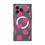 プレミアムスクエアケース with MagSafe［ シンプルドット - Pink ］