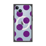 プレミアムスクエアケース with MagSafe［ シンプルドット - Purple ］