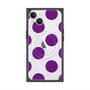 プレミアムスクエアケース with MagSafe［ シンプルドット - Purple ］