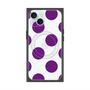 プレミアムスクエアケース with MagSafe［ シンプルドット - Purple ］