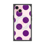 プレミアムスクエアケース with MagSafe［ シンプルドット - Purple ］