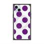 プレミアムスクエアケース with MagSafe［ シンプルドット - Purple ］