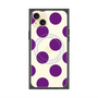 プレミアムスクエアケース with MagSafe［ シンプルドット - Purple ］
