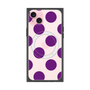 プレミアムスクエアケース with MagSafe［ シンプルドット - Purple ］