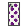プレミアムスクエアケース with MagSafe［ シンプルドット - Purple ］