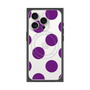 プレミアムスクエアケース with MagSafe［ シンプルドット - Purple ］