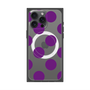 プレミアムスクエアケース with MagSafe［ シンプルドット - Purple ］