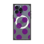 プレミアムスクエアケース with MagSafe［ シンプルドット - Purple ］