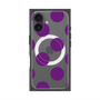 プレミアムスクエアケース with MagSafe［ シンプルドット - Purple ］
