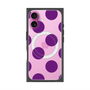 プレミアムスクエアケース with MagSafe［ シンプルドット - Purple ］